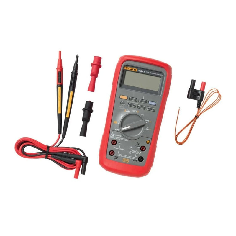 Fluke 28 II EX multimeter display and rotary dial