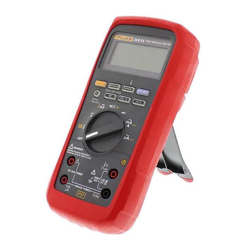 Fluke 28 II EX multimeter front view with test leads