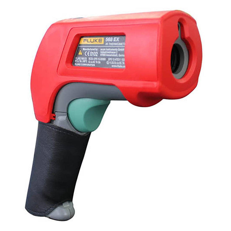 Fluke 568 EX infrared thermometer backlit graphical display close up