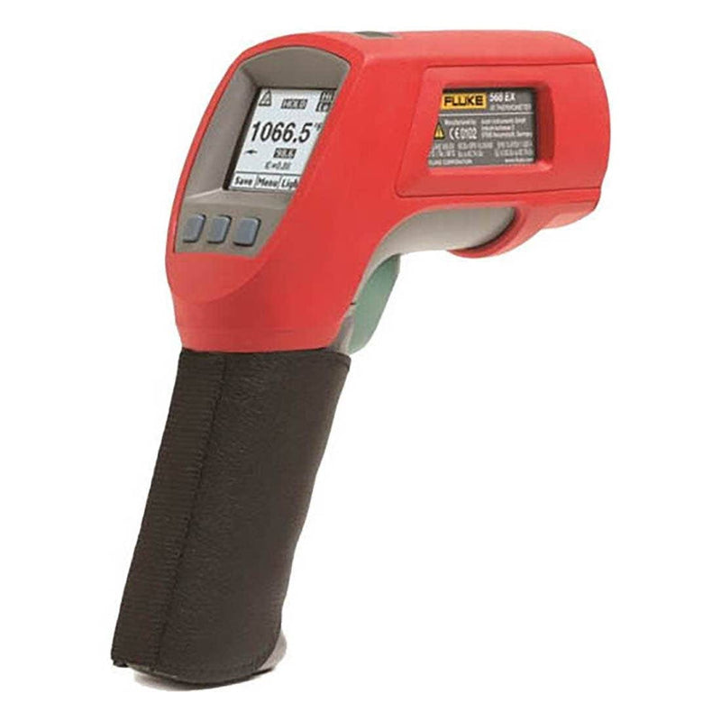 Fluke 568 EX intrinsically safe infrared thermometer front view with display