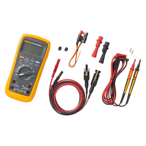 Fluke 87V MAX PVLEAD1 solar multimeter kit with MC4 test leads