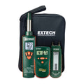 Extech MO280-KW water damage restoration kit with hygro-thermometer, pinless moisture meter and carrying case