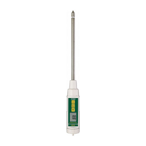 Extech MO750 soil moisture meter with heavy duty 8 inch stainless steel probe