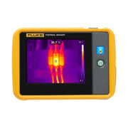 Fluke PTi120 pocket thermal imaging camera front view with touchscreen